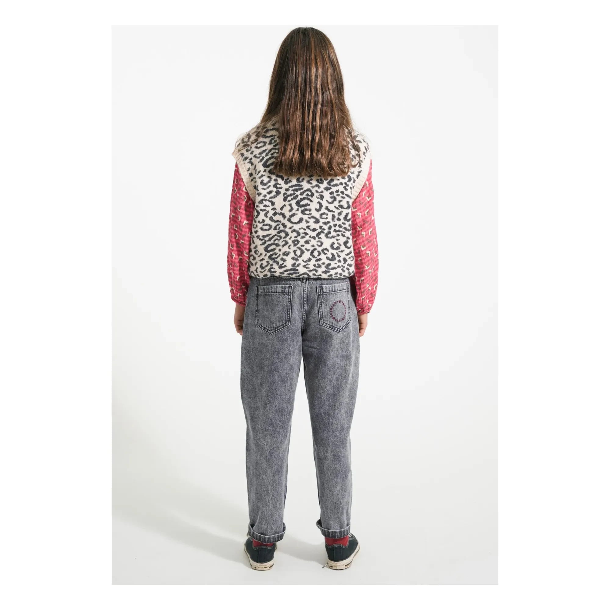 Piupiuchick - Mom Jeans Washed | Schwarz