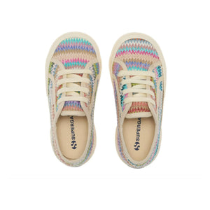 Superga - Schnürschuh 2750 Raphia | Pastell