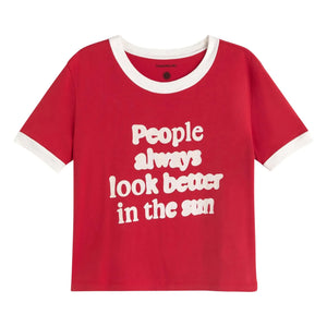 Thinking Mu - People Zowie T-Shirt Bio-Baumwolle | Rot