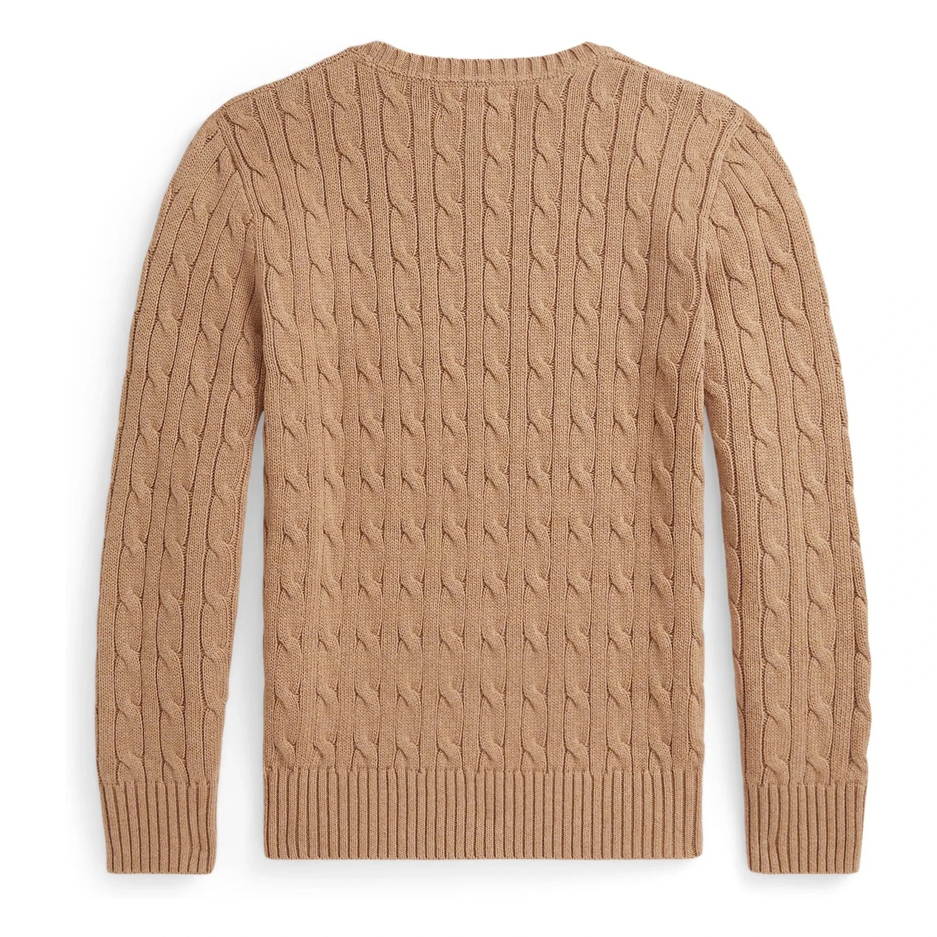 Ralph Lauren – Logo-Kabelstrickpullover | Beige