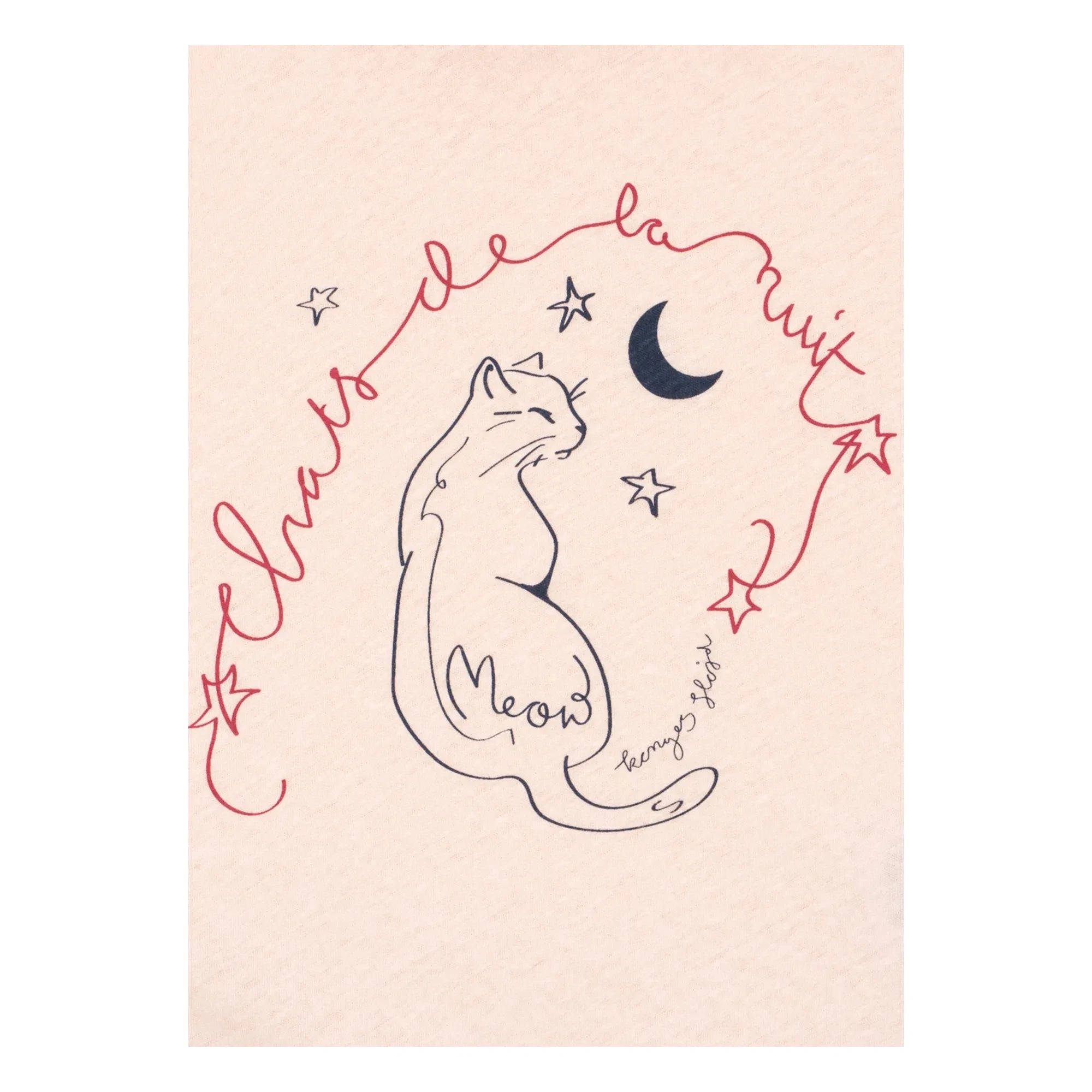 Konges Sløjd - Era Chat T-Shirt Leinen und Bio-Baumwolle | Rosa