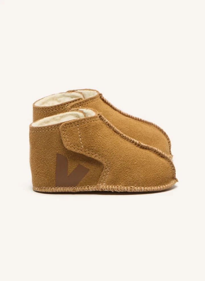 Veja - Orso Wildleder hohe Sneaker | Camel