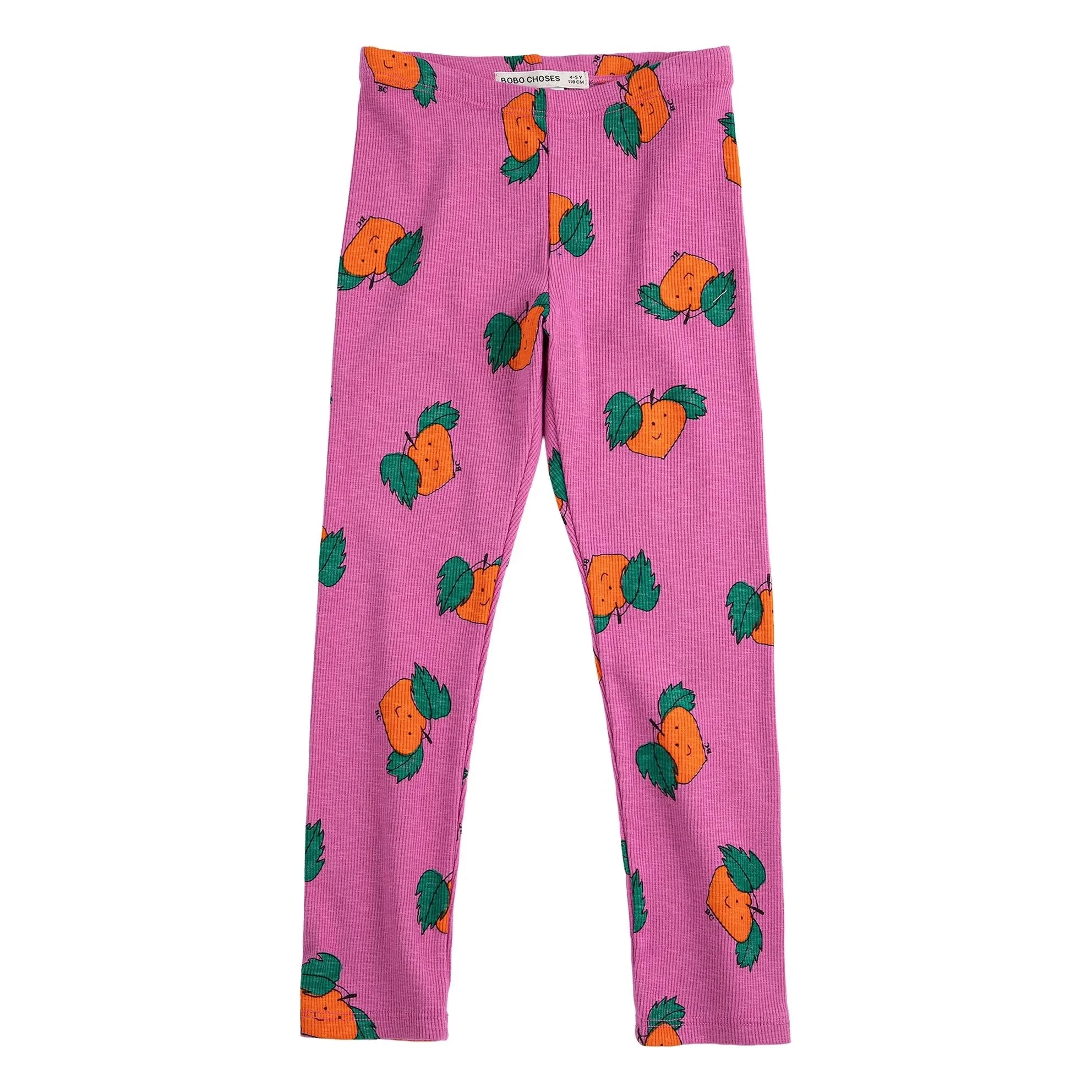 Bobo Choses – Orange Leggings aus Bio-Baumwolle | Lila