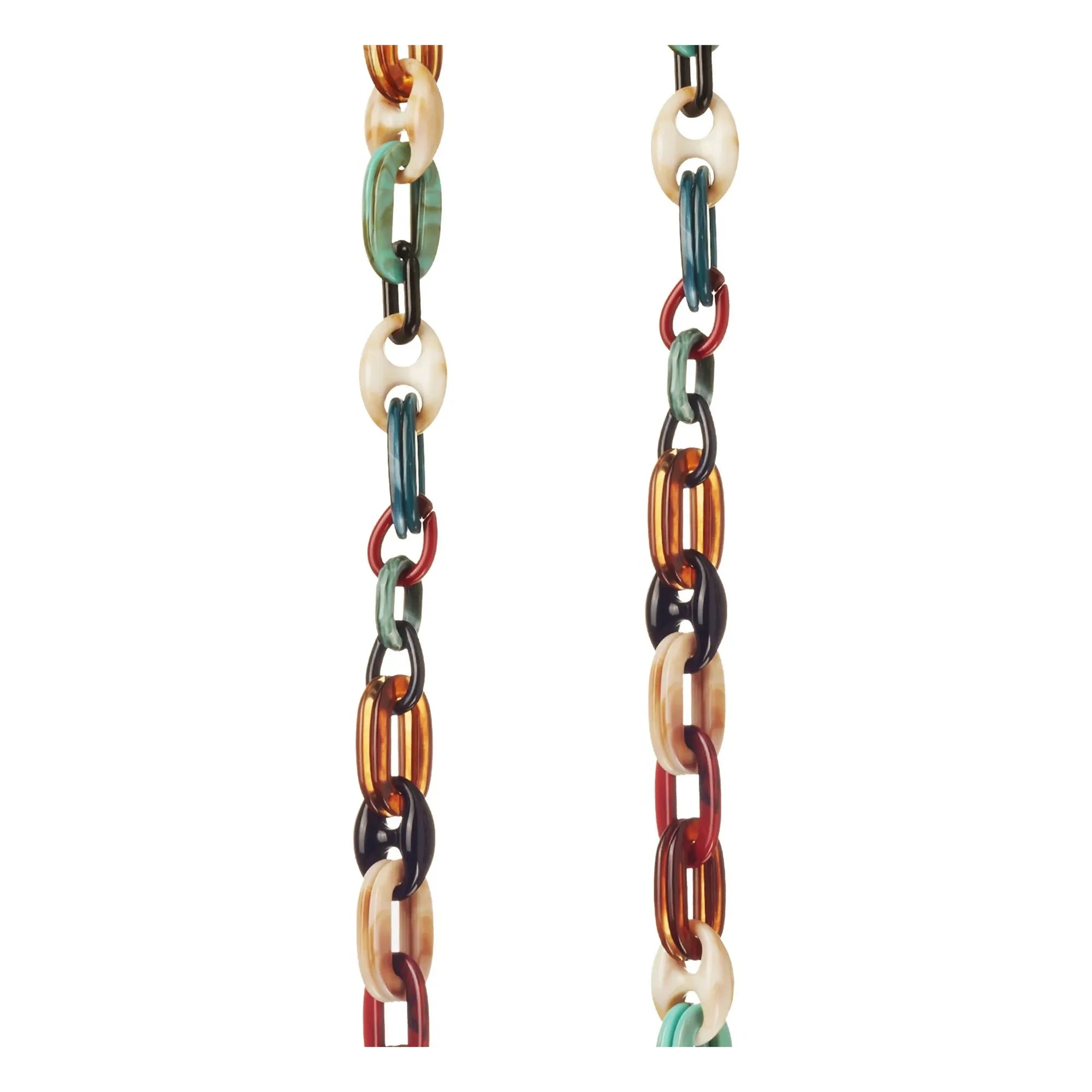 LaCoqueFrançaise - Bernsteinkette 120 cm | Mehrfarbig