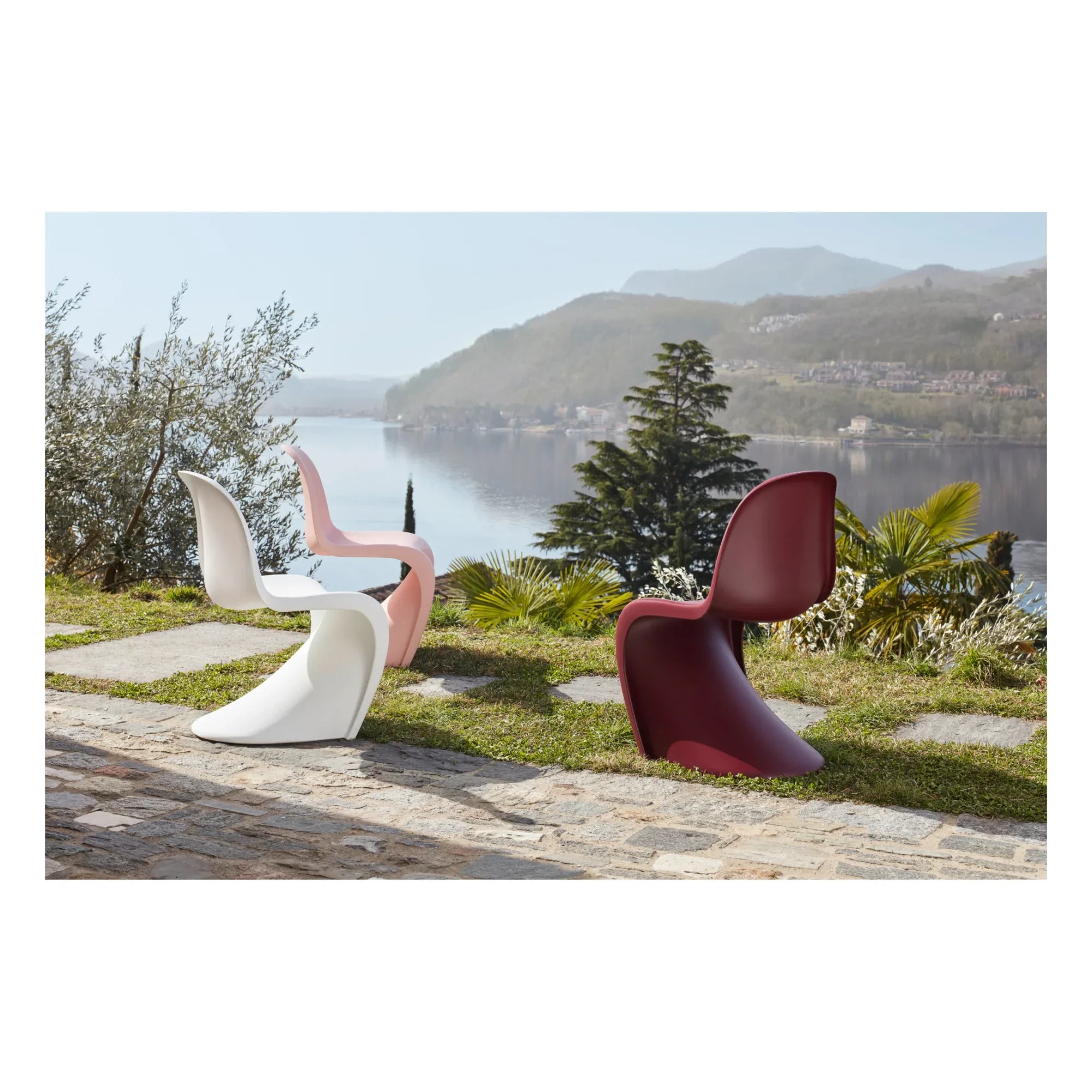 Vitra Stuhl - Verner Panton | Burgund