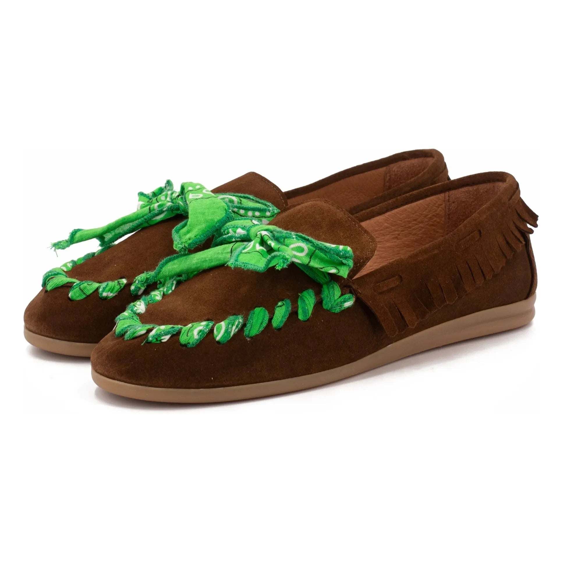 Toral - Dalma Bandana Wildleder Bootsschuhe | Braun