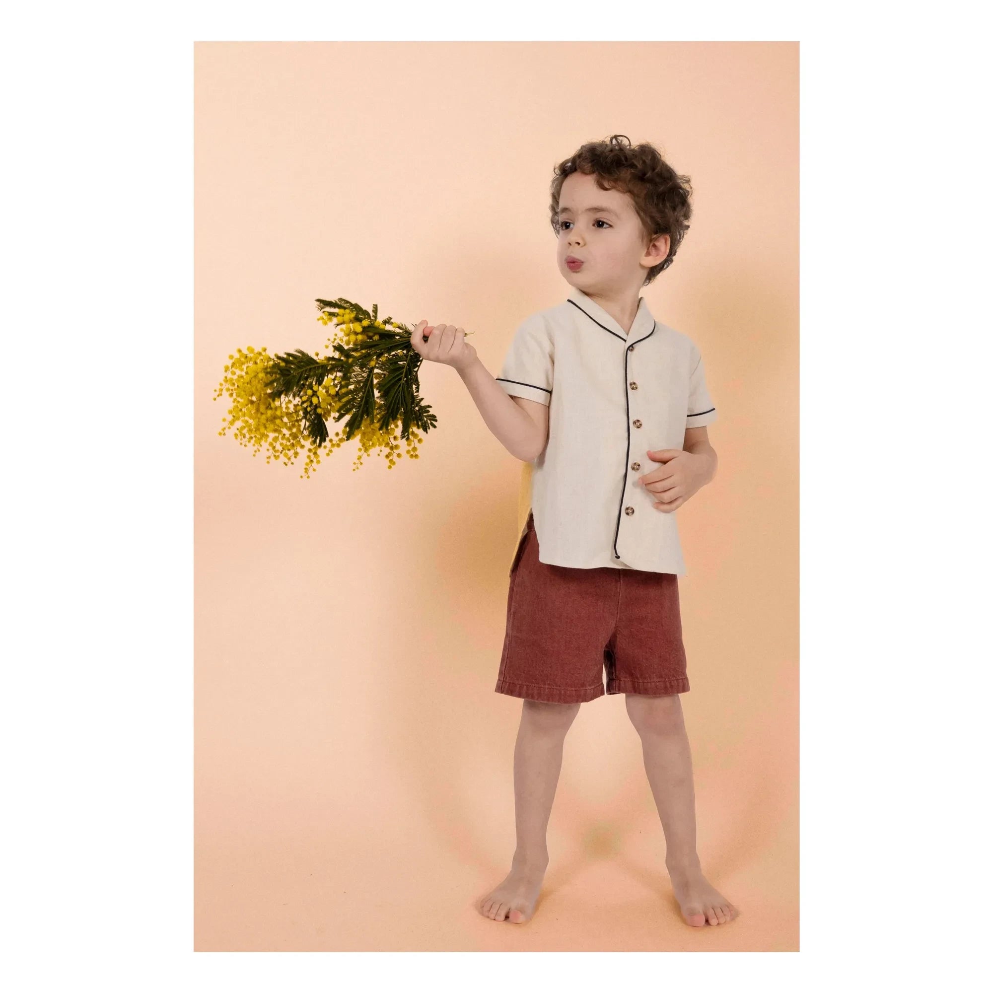 Loir - Paco Leinenhemd | Ecru