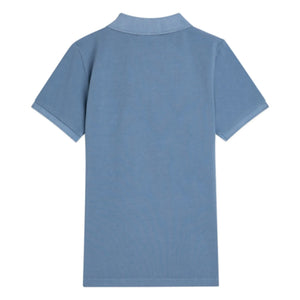 Scotch & Soda – Poloshirt mit gesticktem Logo | Graublau
