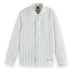Scotch & Soda – Gestreiftes Hemd | Weiß