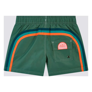 Sundek - Board Arc Badeshorts | Grau-Grün