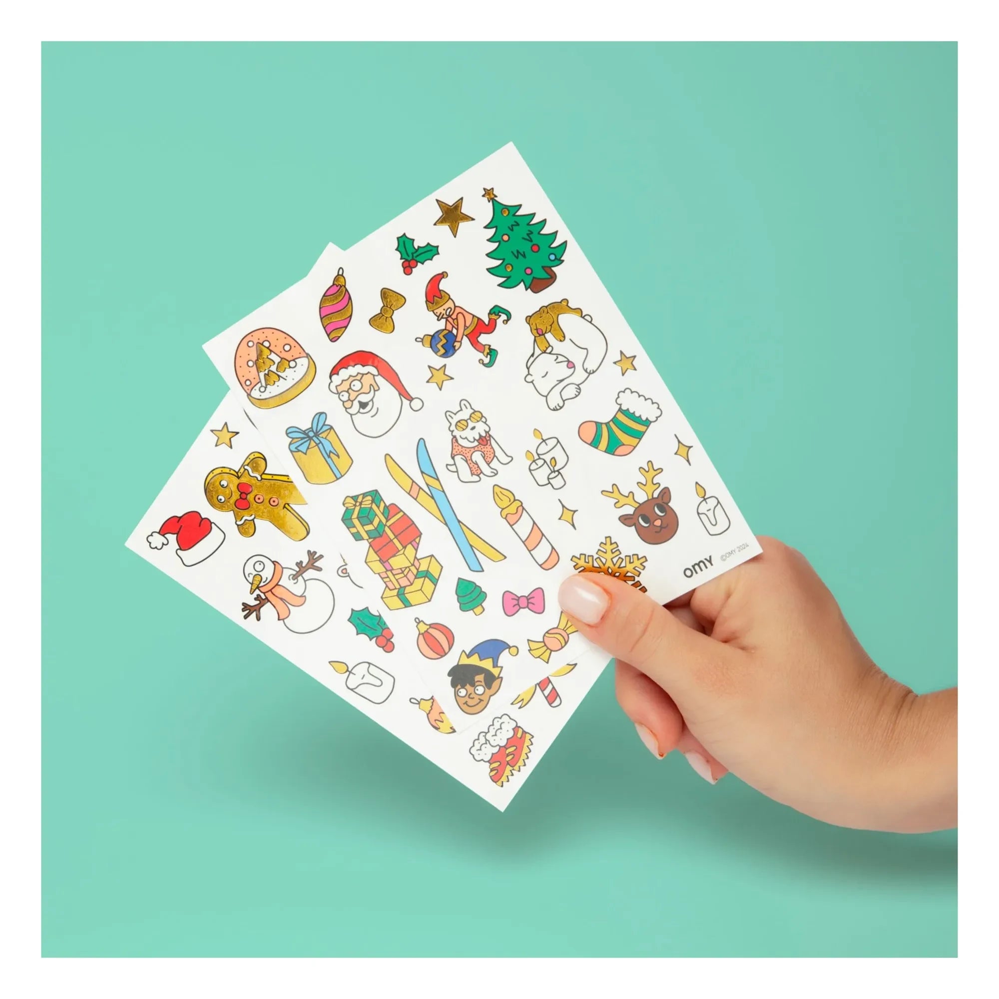 Omy – Temporäre Tattoos Ho Ho Ho!