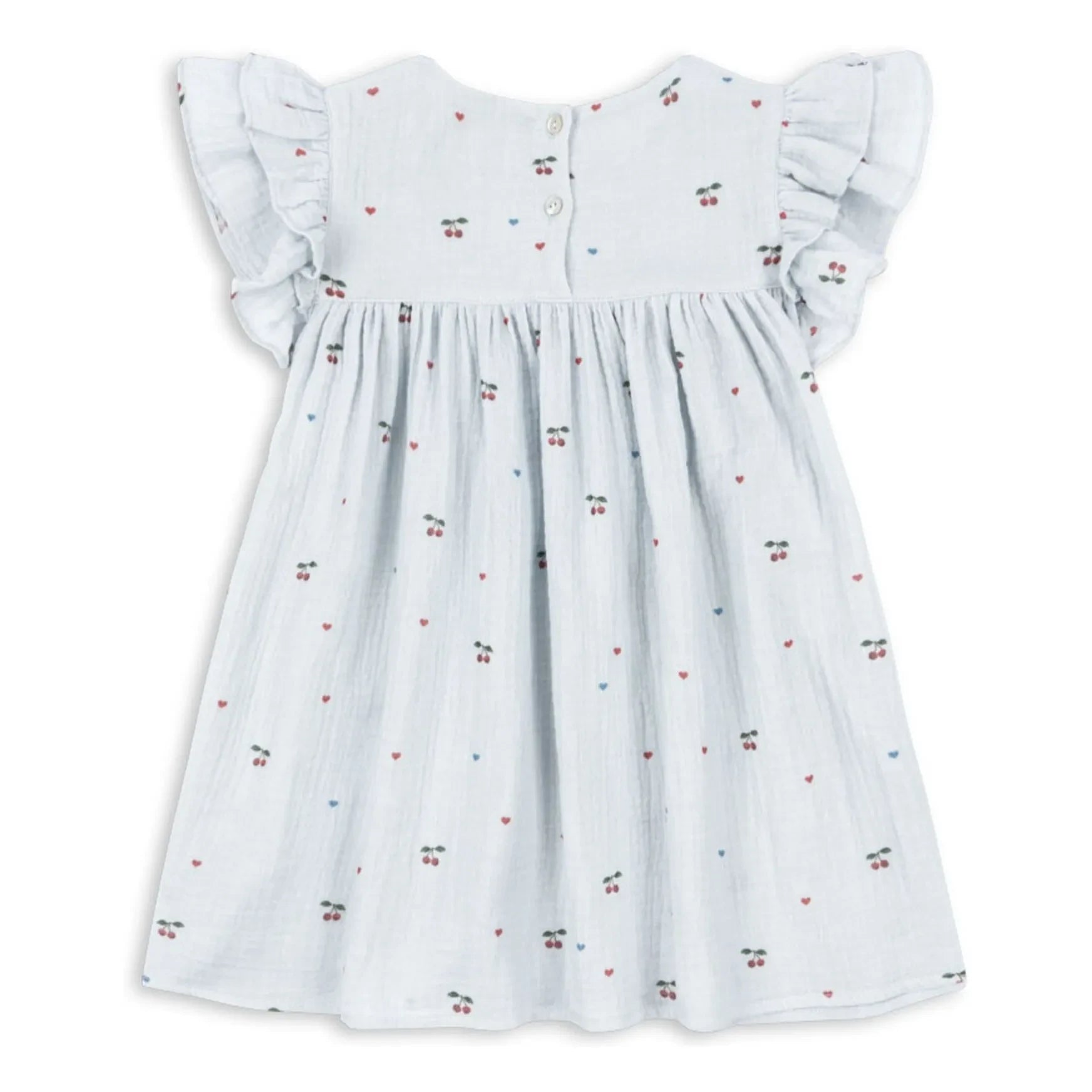 Konges Sløjd - Coco Cerises Bio-Baumwollkleid | Hellblau