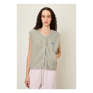 American Vintage - Hoktown Ärmellose Jacke | Hellgrau