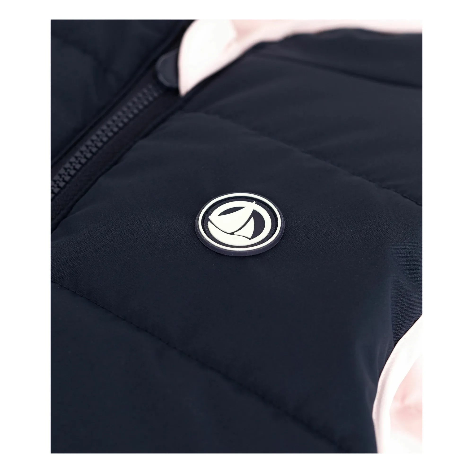 Petit Bateau – Wende-Steppweste ohne Ärmel | Puderrosa