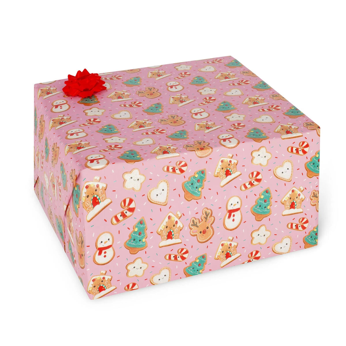 Legami - Weihnachtsgeschenkpapier Weihnachtsplätzchen - 200 x 70 cm Rolle