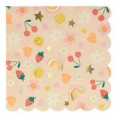 Meri Meri - Große Happy Icons Serviettenset - 16 Stück
