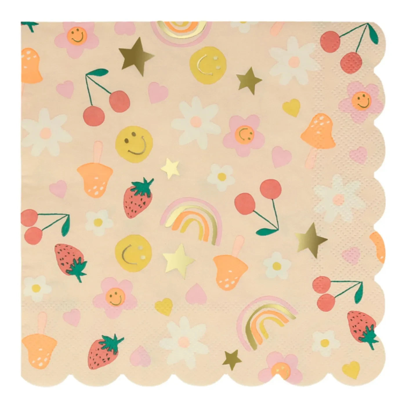 Meri Meri - Große Happy Icons Serviettenset - 16 Stück