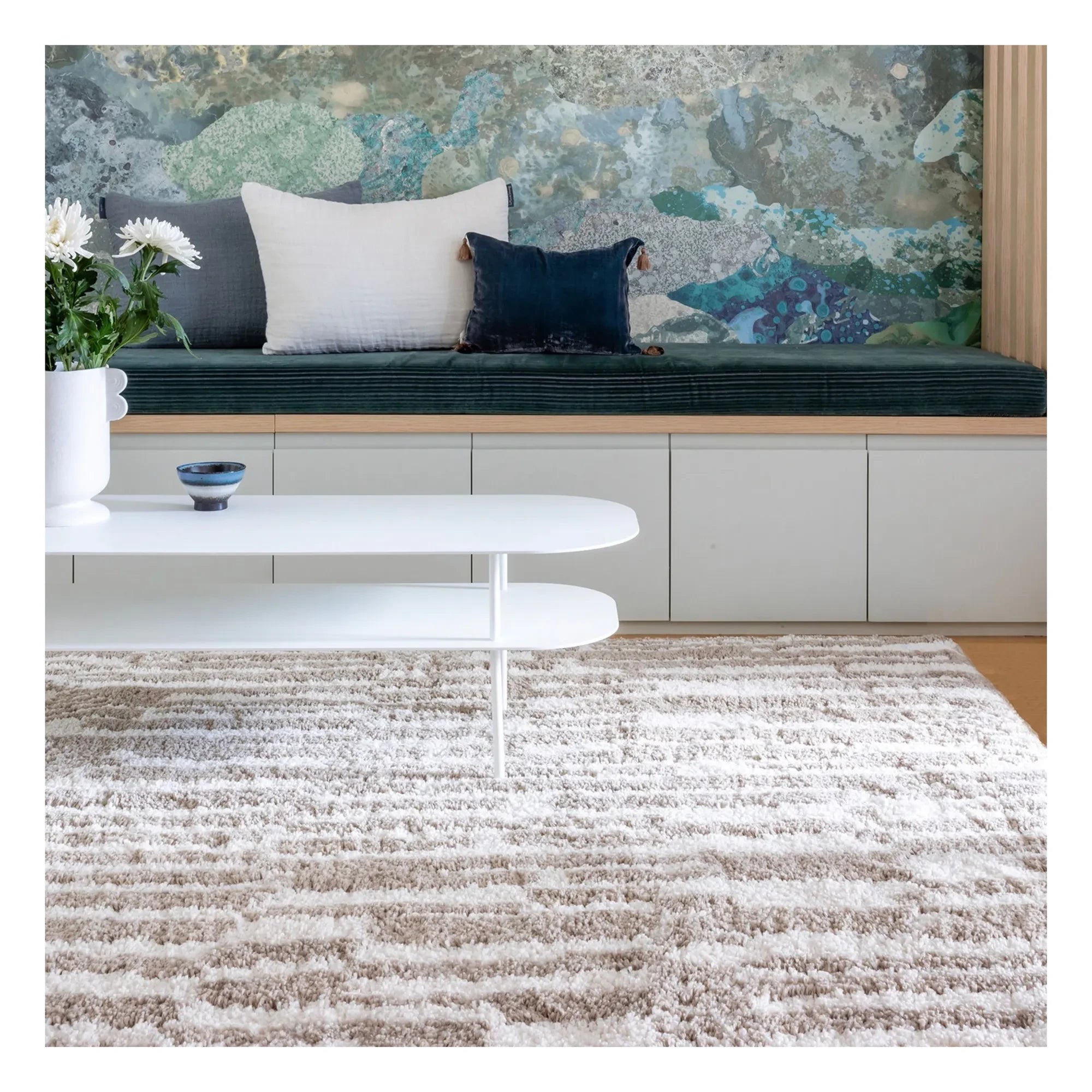 Edito - Afflux Teppich | Beige