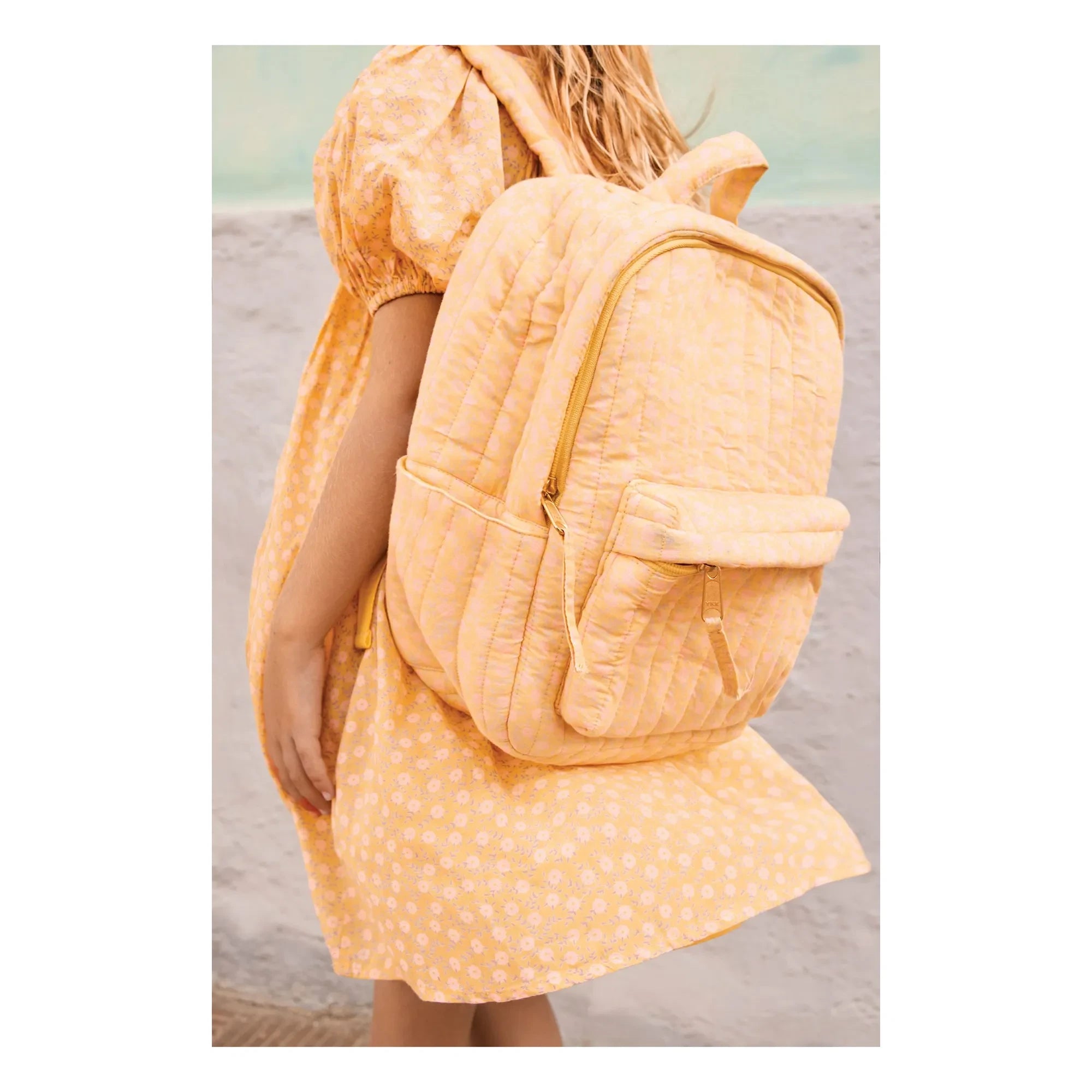 Bonton - PM Fleuri Rucksack | Gelb