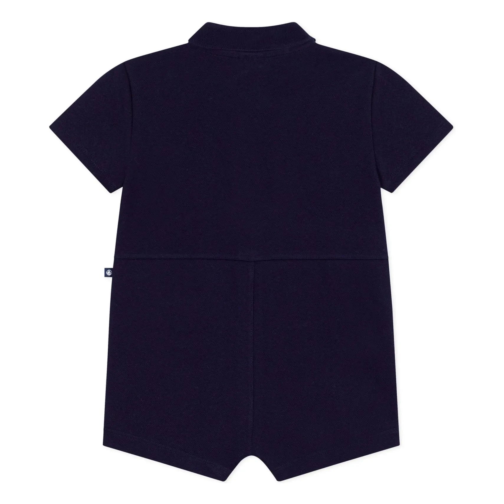 Petit Bateau - Spielanzug mit Polokragen | Dunkelblau