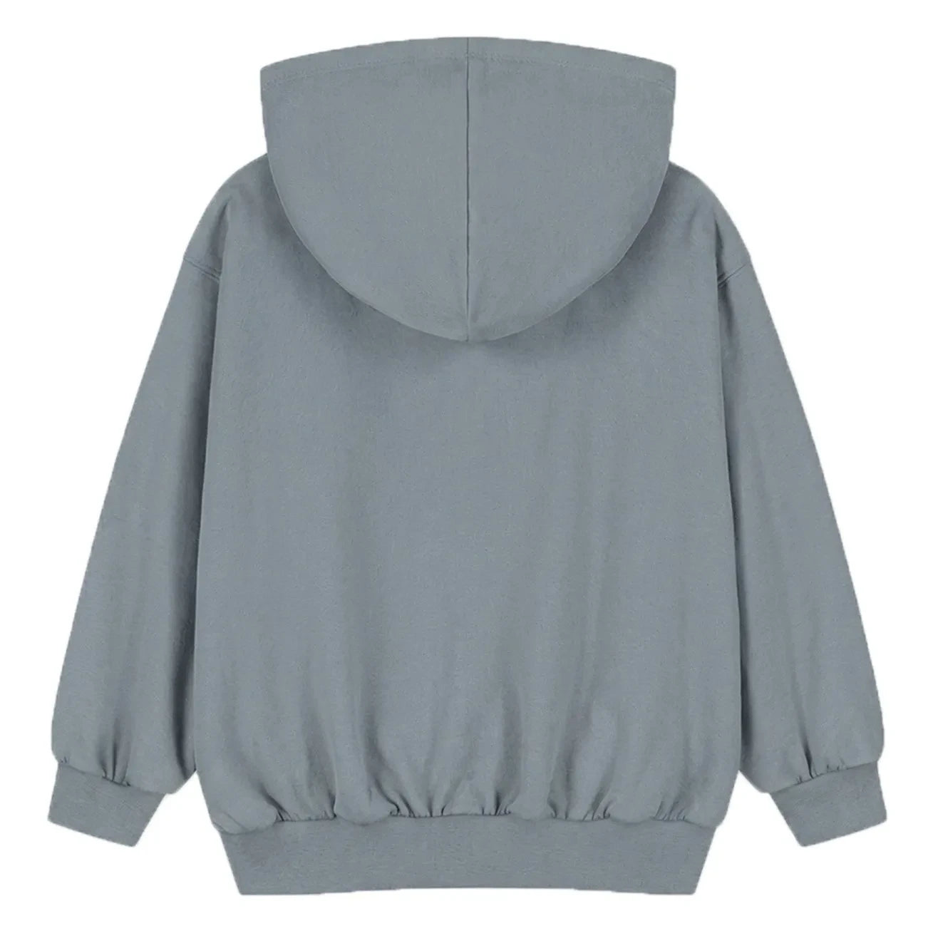 Gray Label - Organik pamuk fermuarlı sweatshirt | Gri