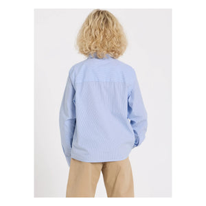 Smallable Kid - Zak Gestreiftes Hemd | Hellblau
