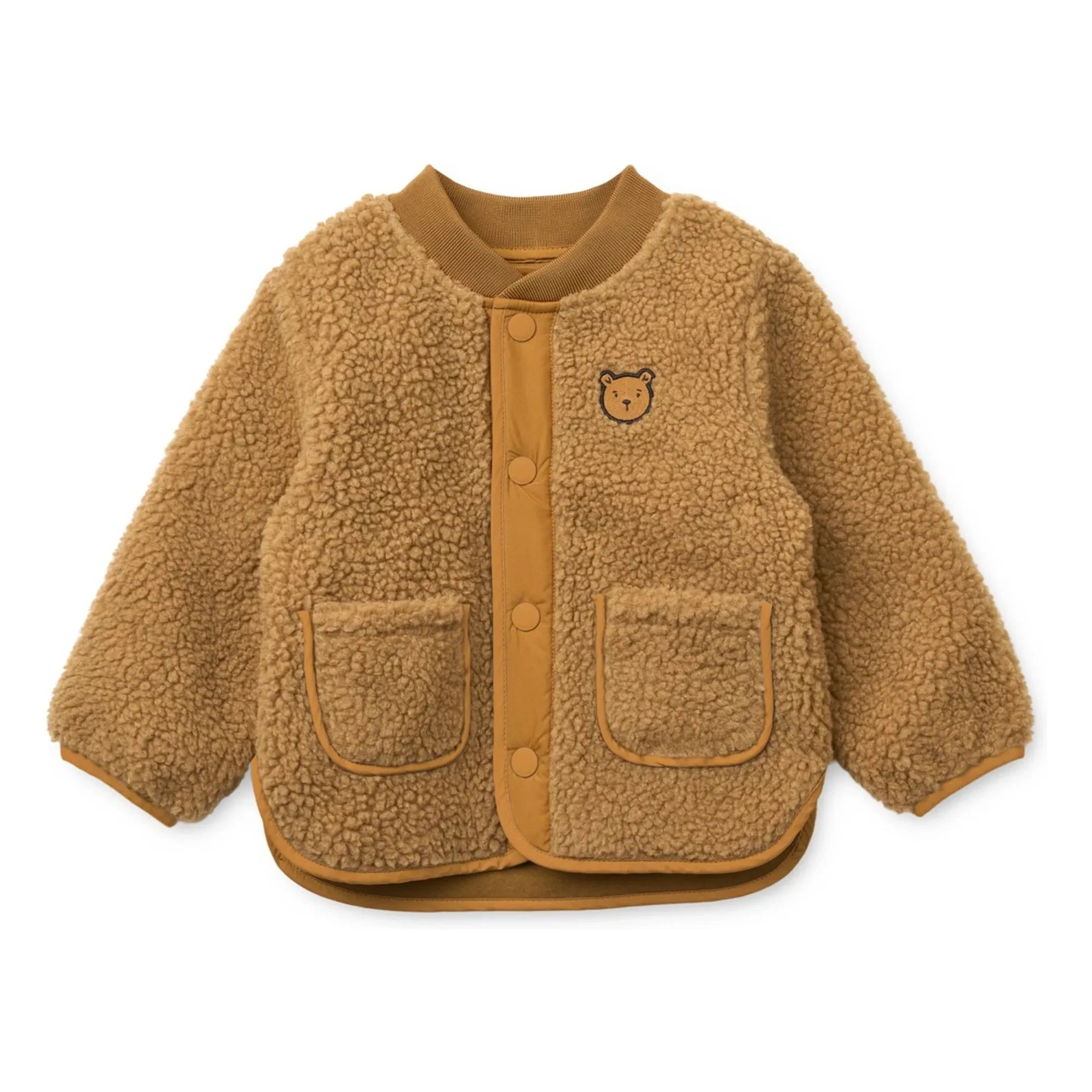 Liewood - Lora Ourson Recyceltes Faser Sherpa Jacke | Braun