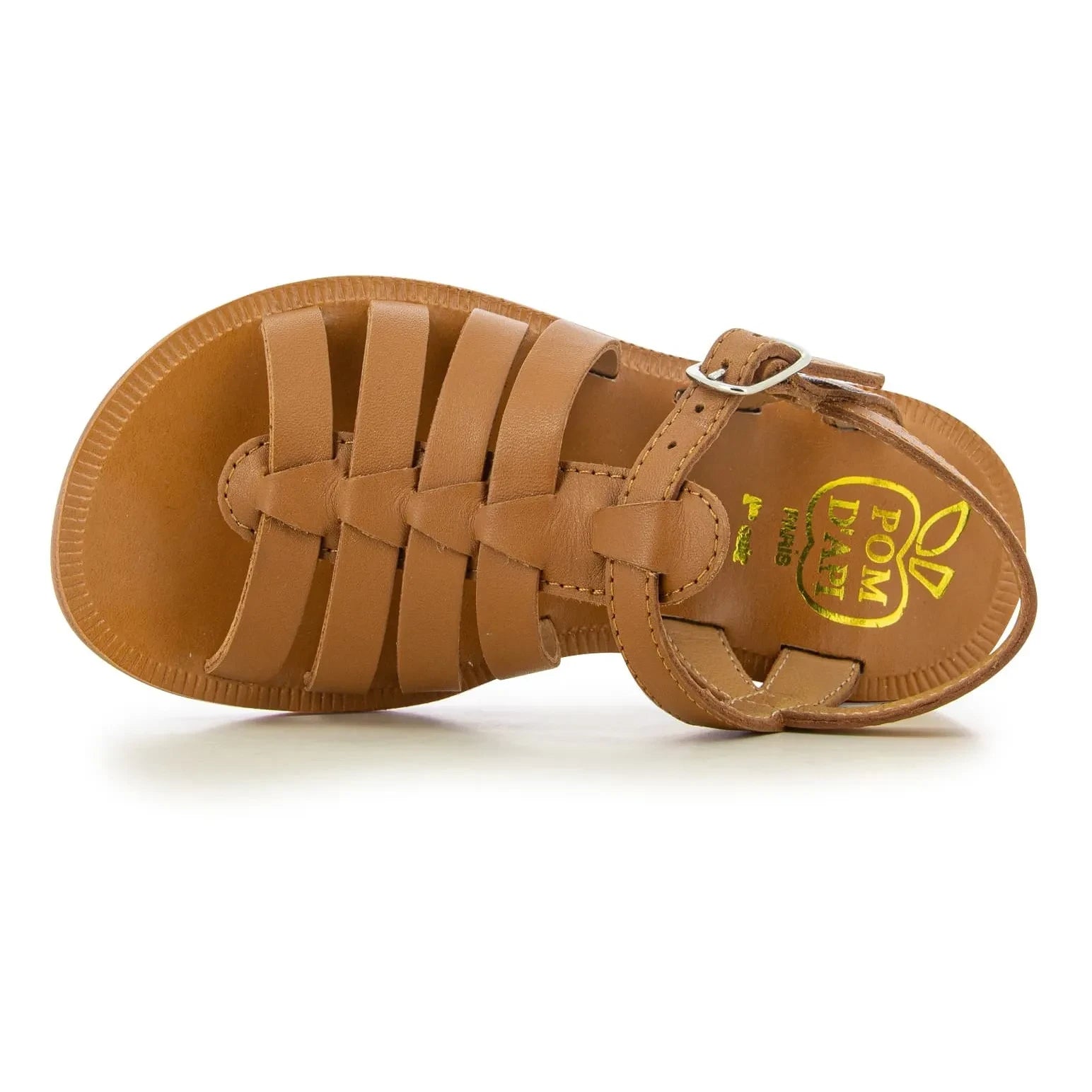 Pom d'Api - Plagette Schnürsandalen | Camel
