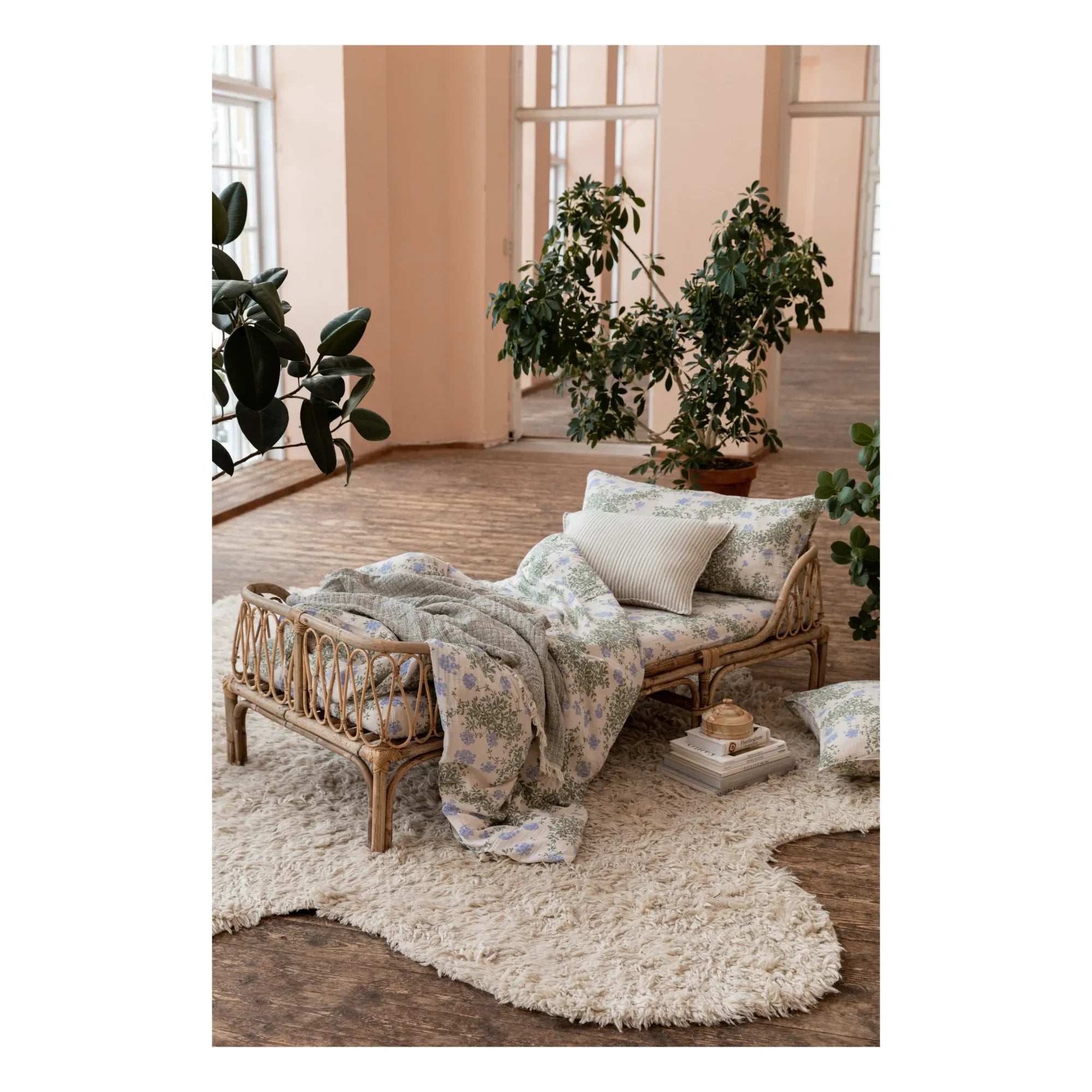 garbo&friends - Plumbago Bio-Baumwolle Bettwäsche-Set | Blau