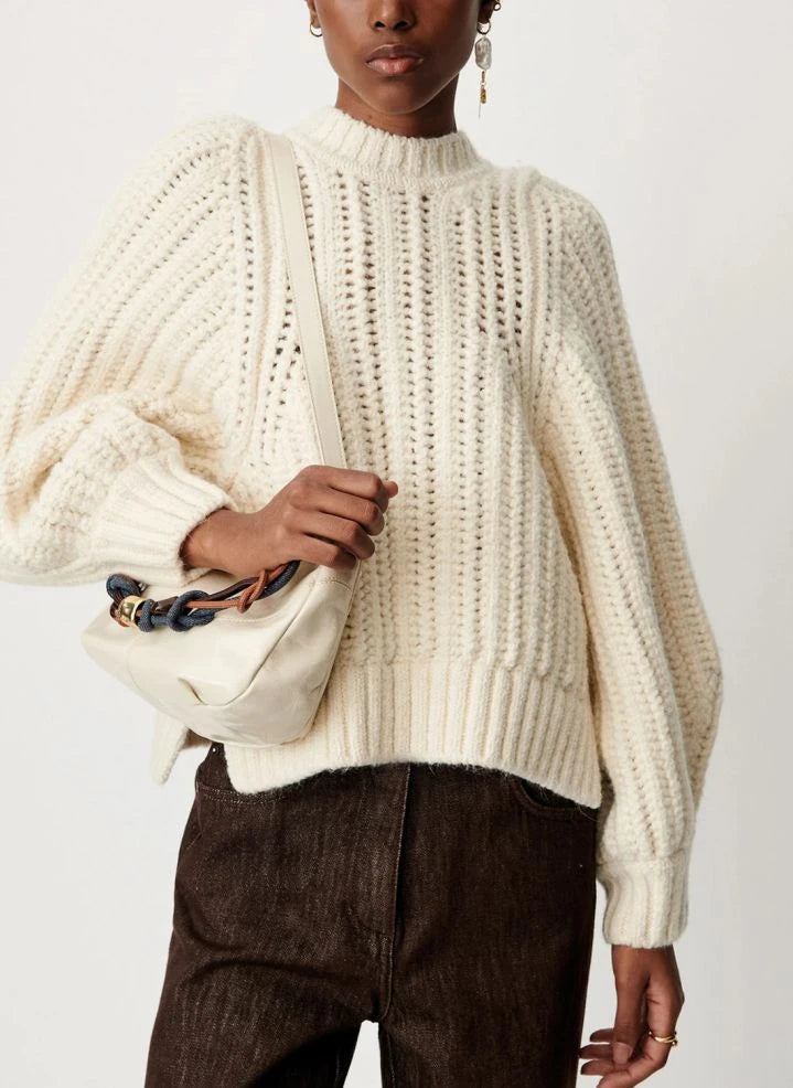 Sessùn - Bobardi Wollpullover | Ecru