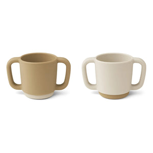 Liewood – Alicia Silikon-Lernbecher – 2er-Set | Braun