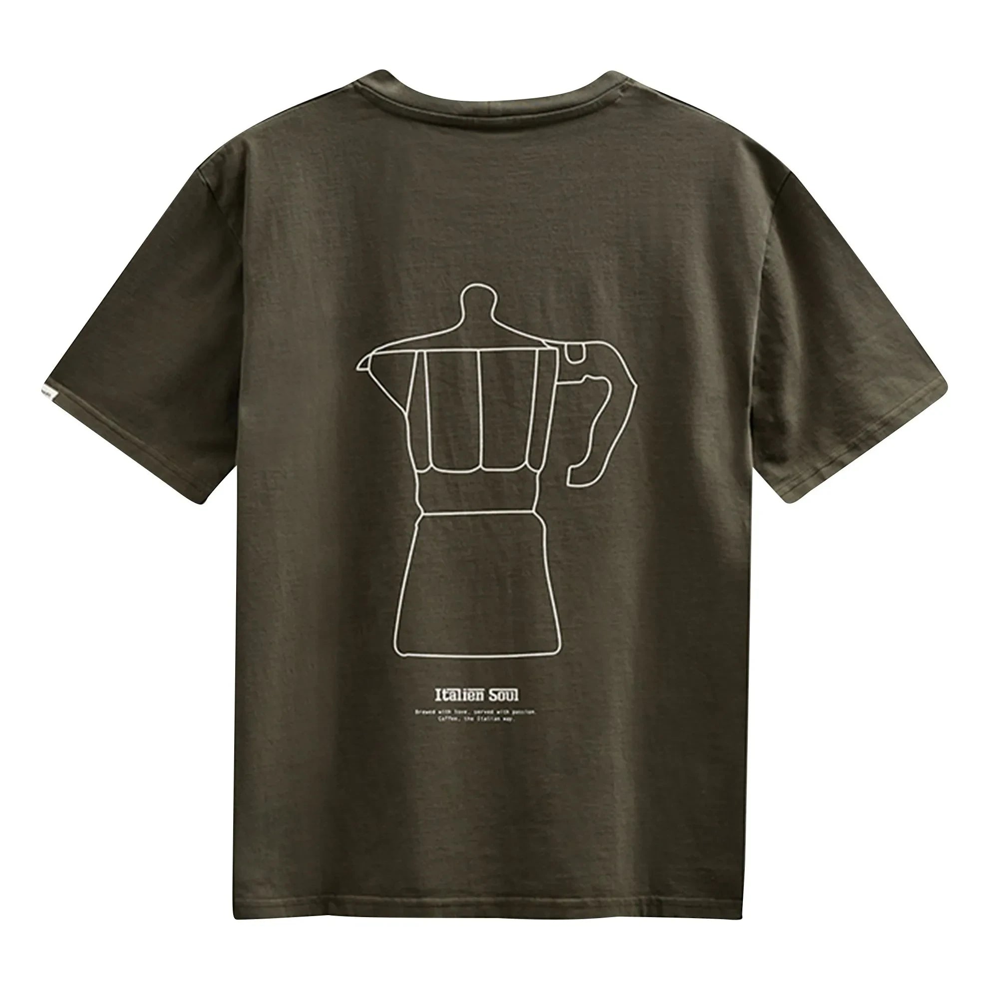 Anerkjendt - Akvillads italienisches T-Shirt | Dunkelgrün