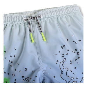Molo - Niko Splash Badeshorts aus recycelter Faser | Hellblau