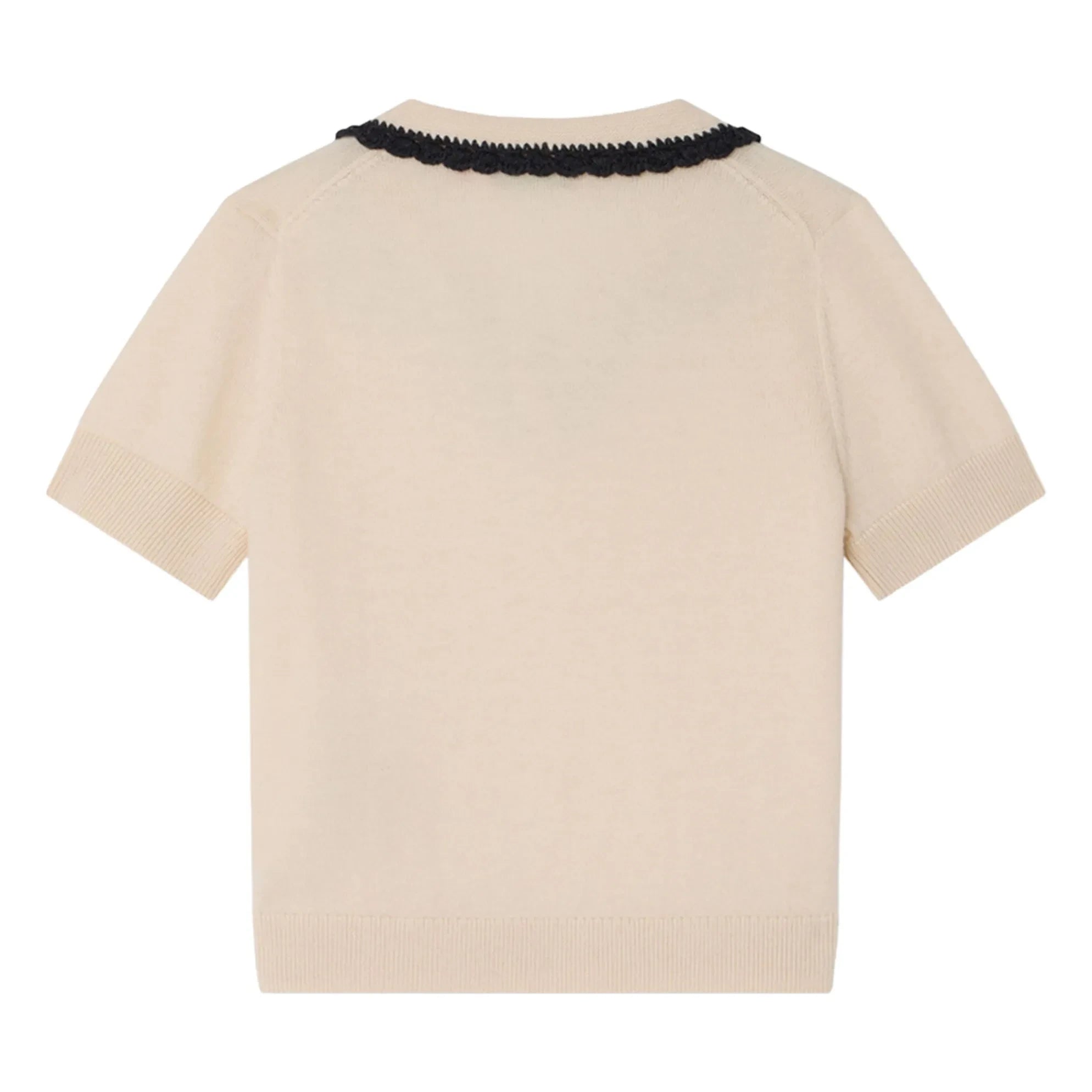 Bonpoint - Polo Lisette Wolle | Ecru