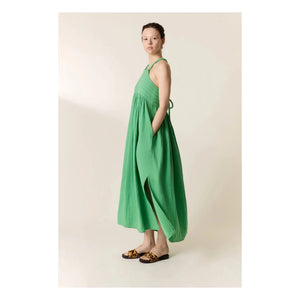Leon & Harper - Romee Kleid aus Bio-Baumwolle | Wassergrün