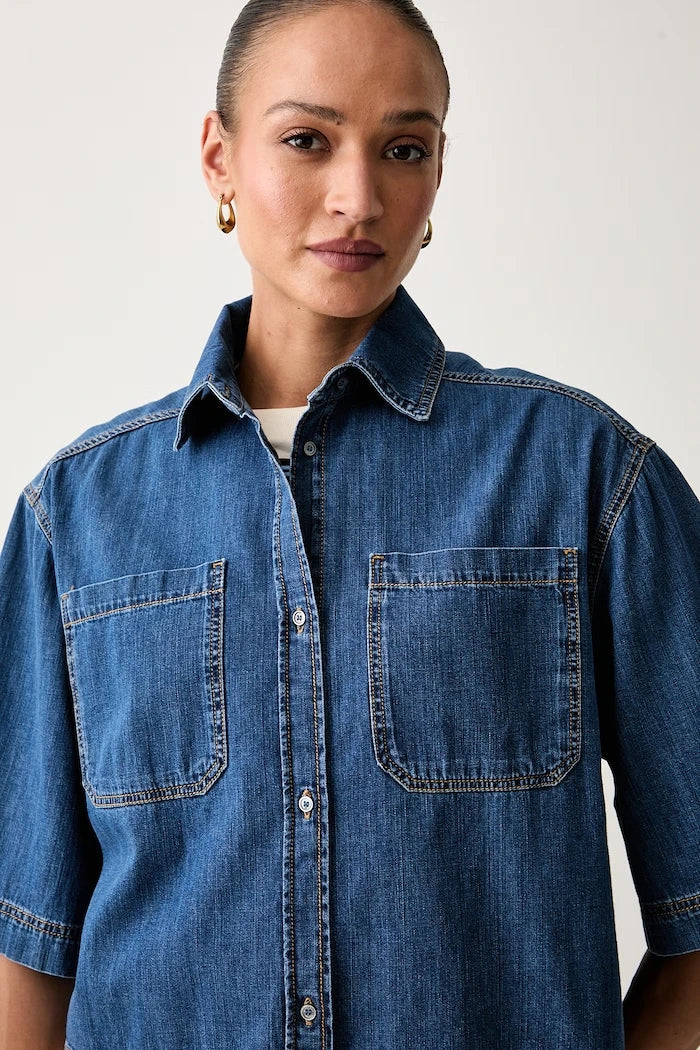 Weekend Max Mara Kadın Denim Gömlek WKDZANNATA