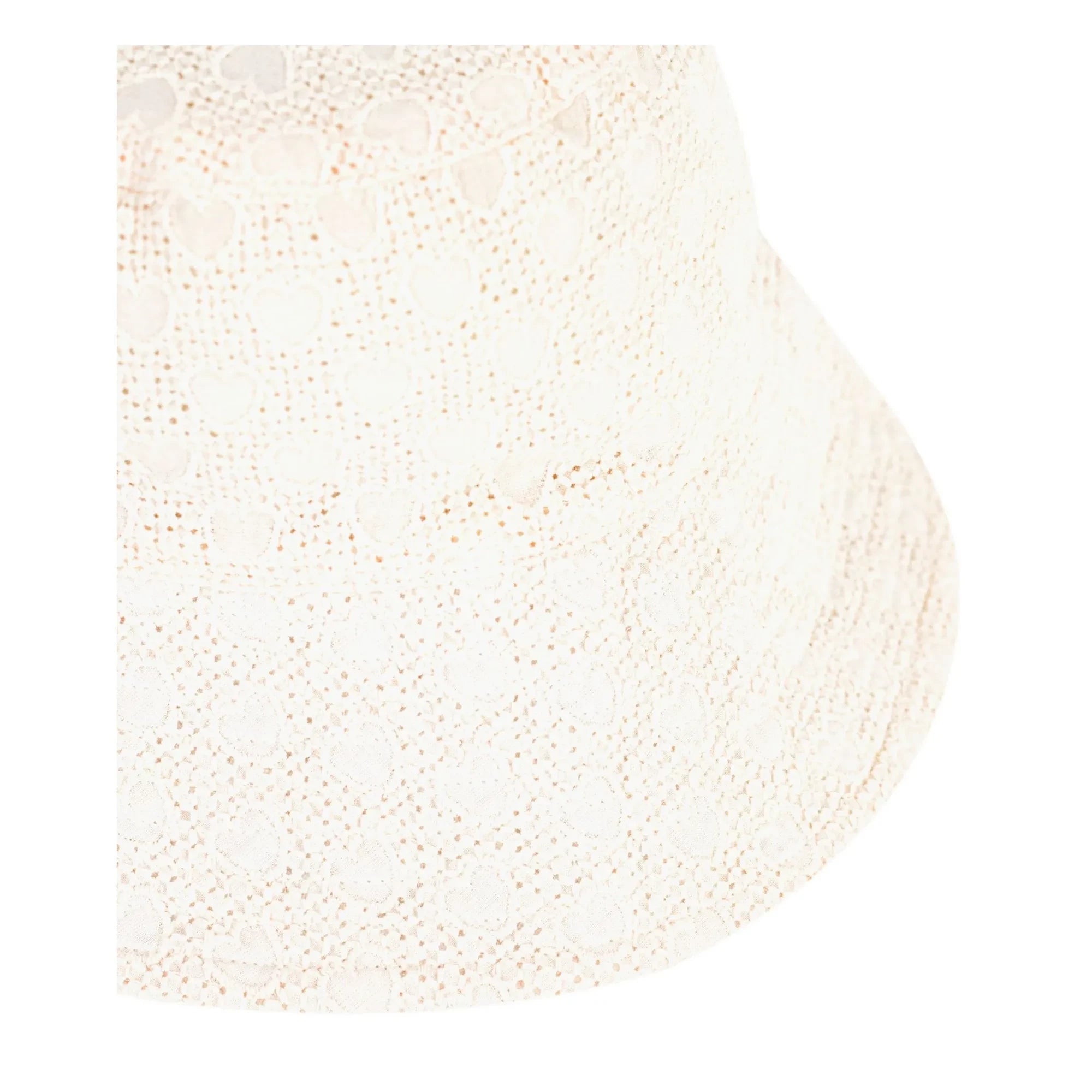 Petit Bateau - Broderie Anglaise Popeline-Hut aus Bio-Baumwolle | Weiß