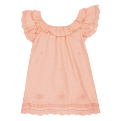 Bonton - Anna Besticktes Kleid | Puderrosa