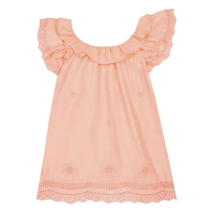 Bonton - Anna Besticktes Kleid | Puderrosa