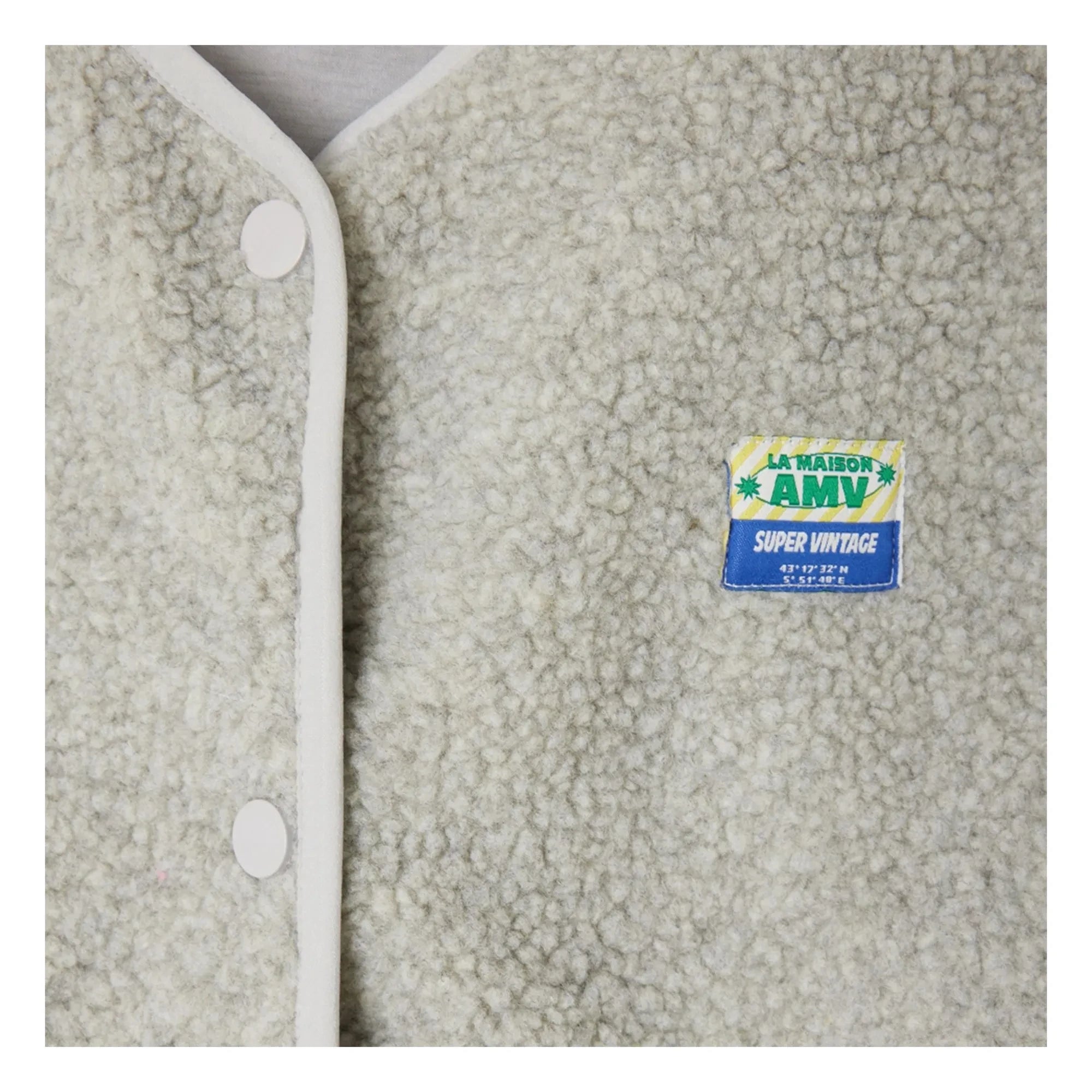 American Vintage - Hoktown Ärmellose Jacke | Hellgrau
