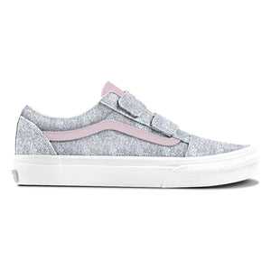 Vans - Baskets Scratch Old Skool V Glitter | Gümüş