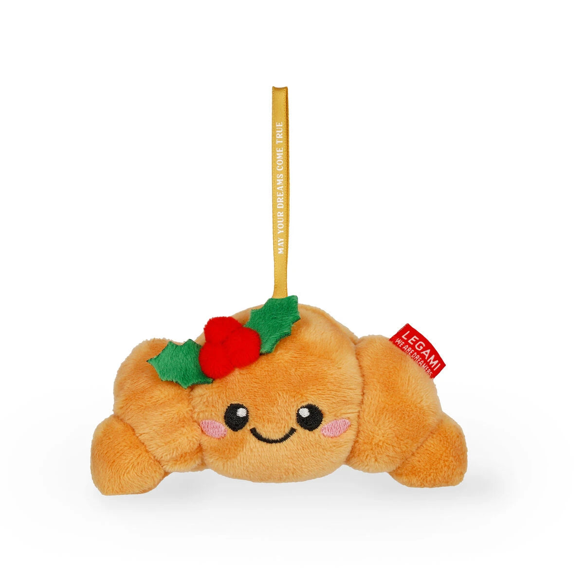 Legami - Croissant Plüschspielzeug Weihnachtsbaumdekoration - Oh-Oh-Ohrnaments