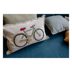 Lorena Canals - Fahrradkissen | Creme