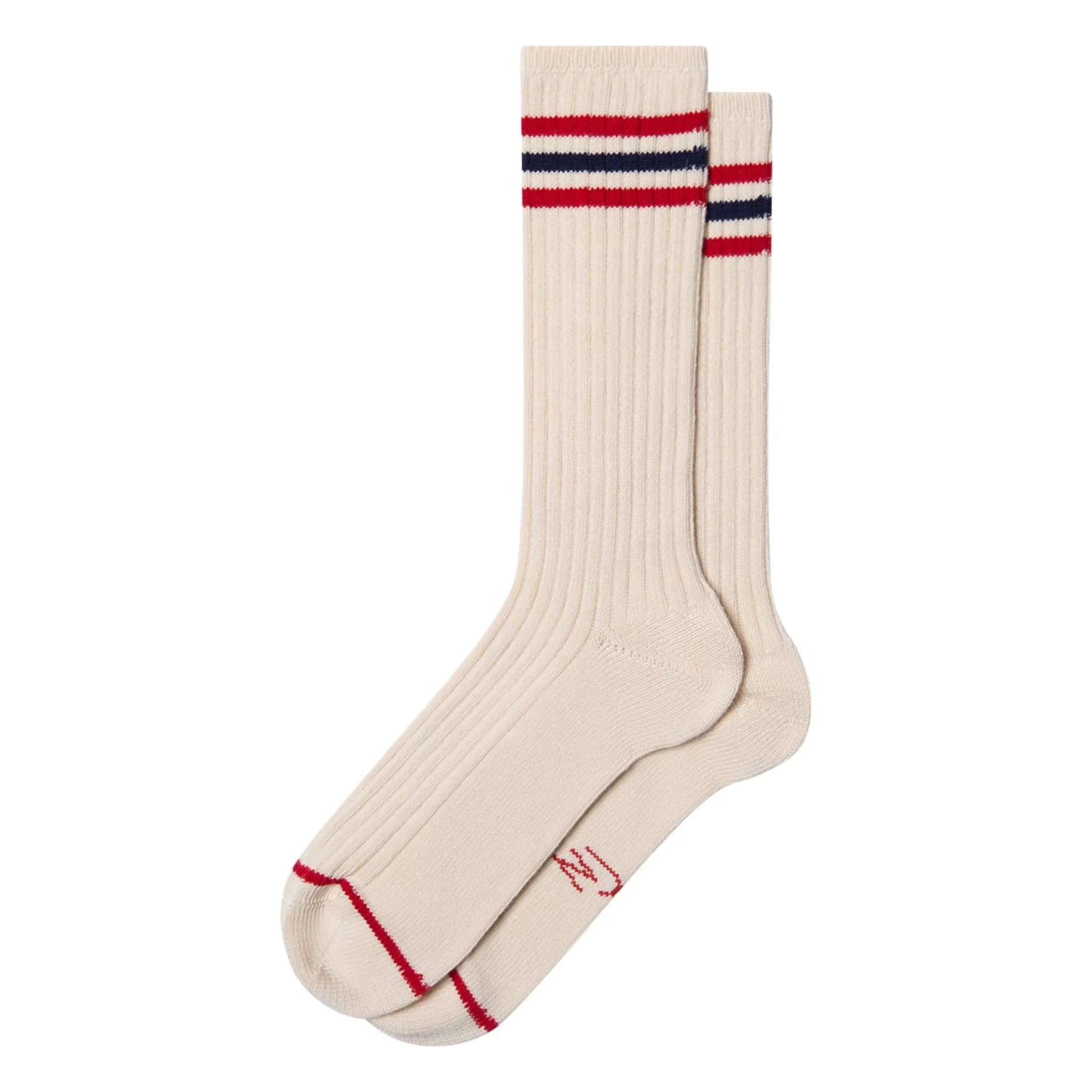 Nudie Jeans – Retro Tennis-Socken | Weiß