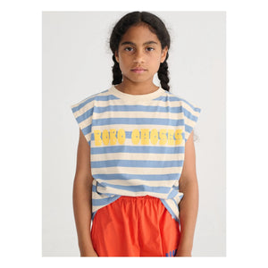 Bobo Choses - Bobo Chose gestreiftes Trägershirt | Blau