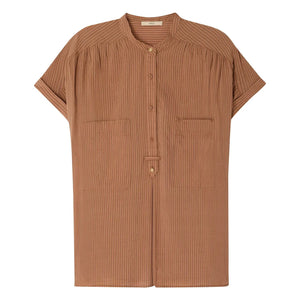Sessùn - Camille Gestreifte Bluse | Braun