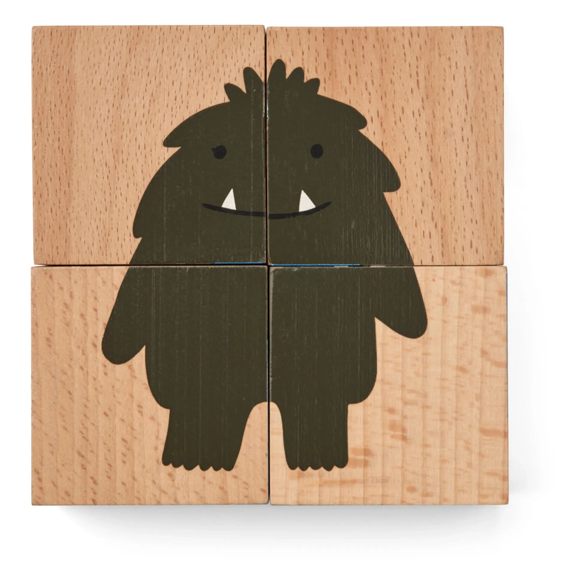Liewood - Aage Holzbausteine | Monster/Natur