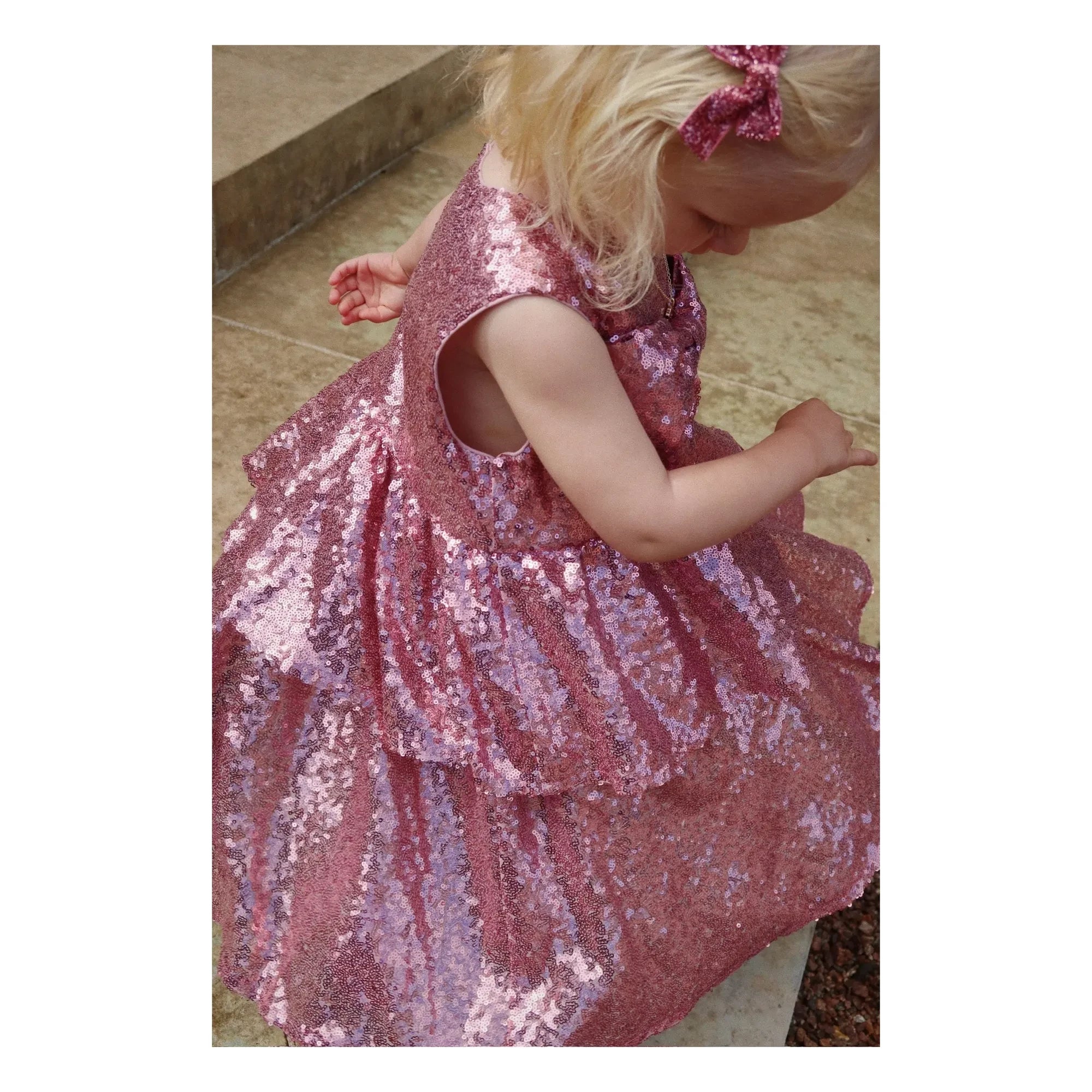 Konges Sløjd - Paillettenkleid Rosie | Rosa