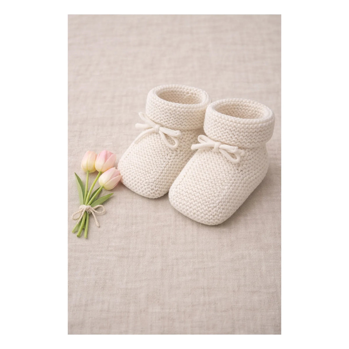 Lililotte - Eugène Bio-Baumwoll-Pantoffeln | Ecru