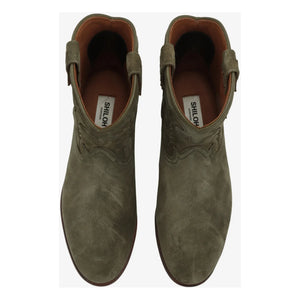 Shiloh Heritage - Overknee-Stiefel aus Wildleder | Khaki